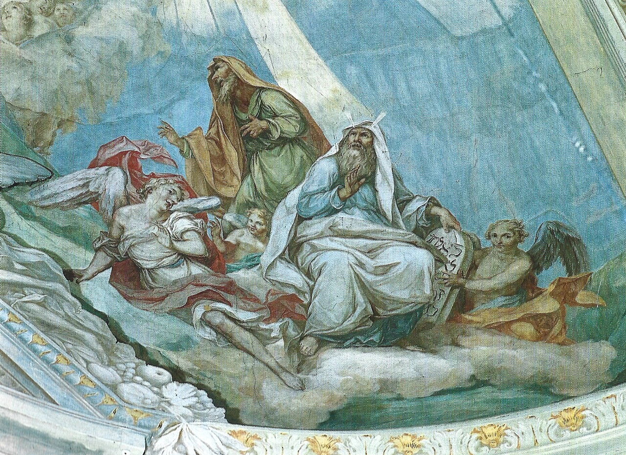 Mosè, particolare catino absidale Duomo di Santa Sofia